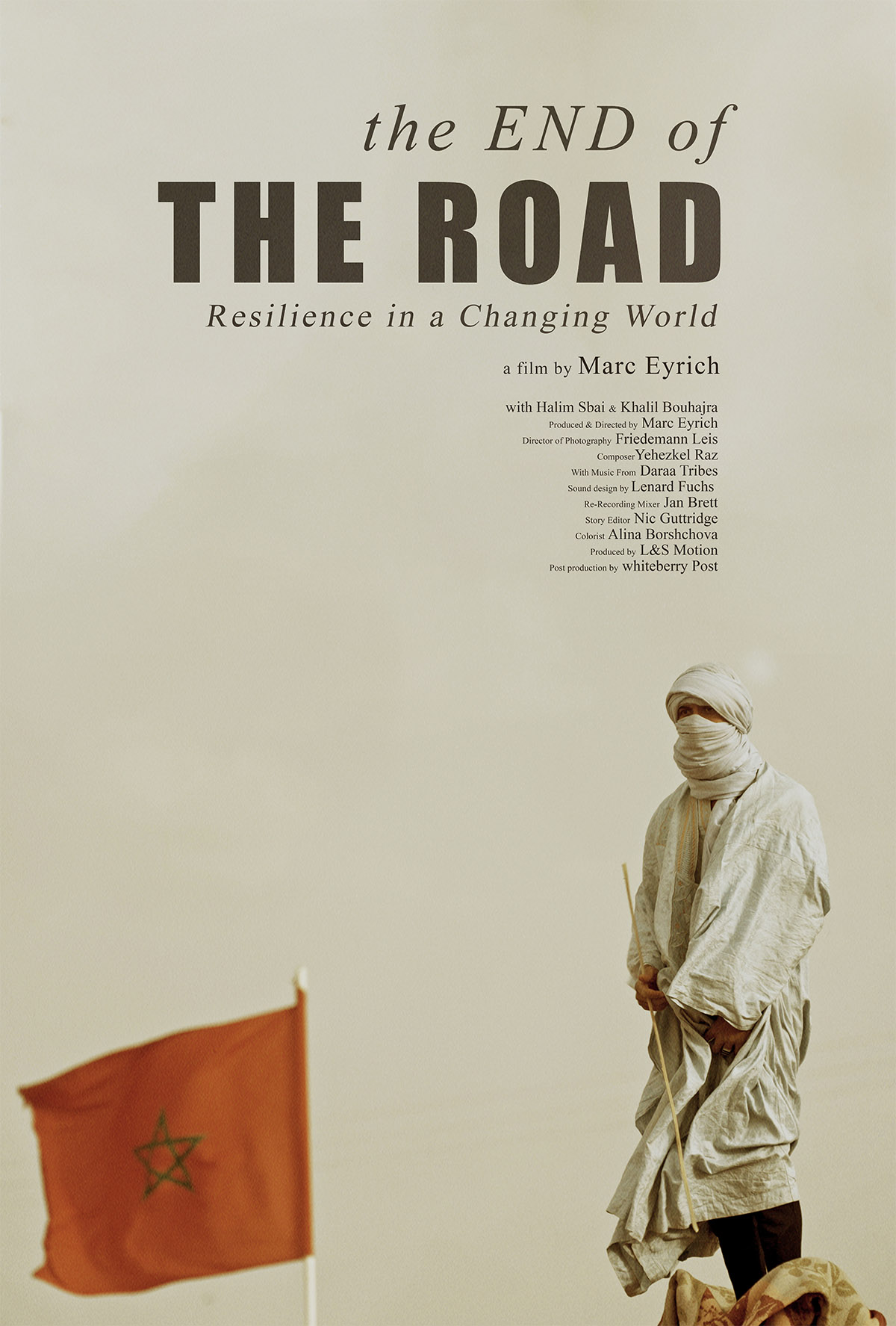Minimalist film poster for The End Of The Road, designed by Kerim Silajdzic