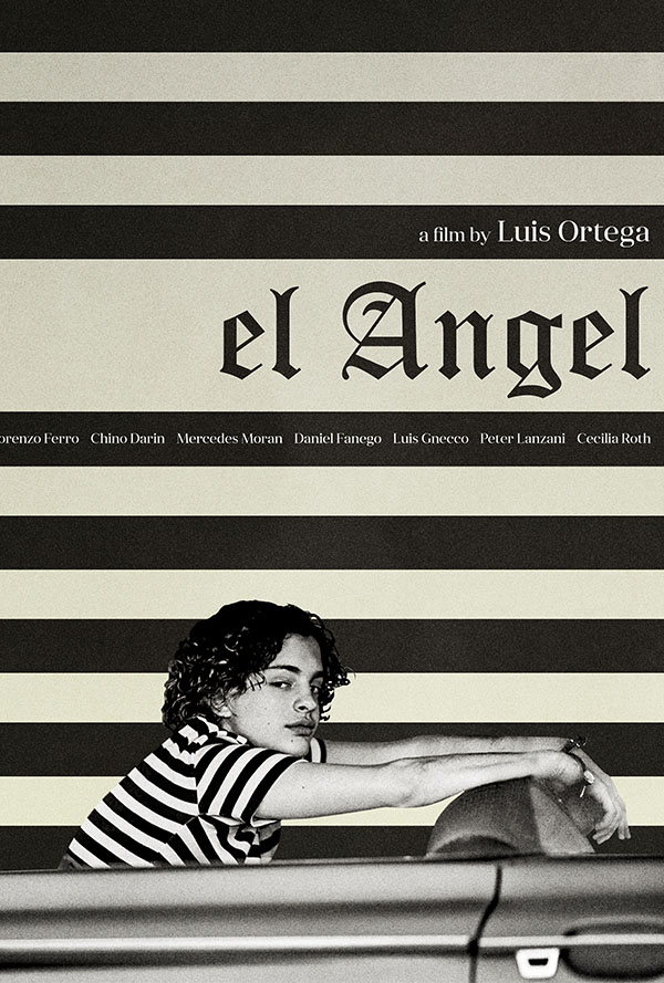 Minimalist film poster for El Angel, designed by Kerim Silajdzic
