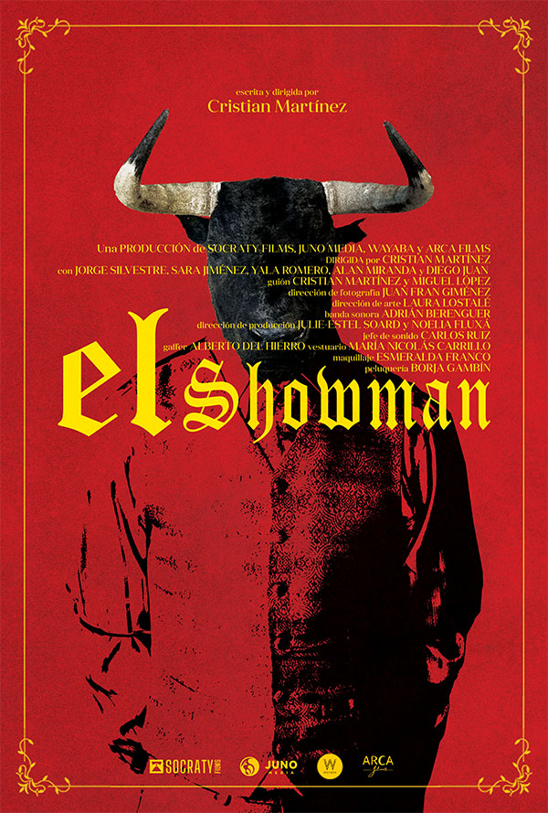 Minimalist film poster for El Showman, designed by Kerim Silajdzic