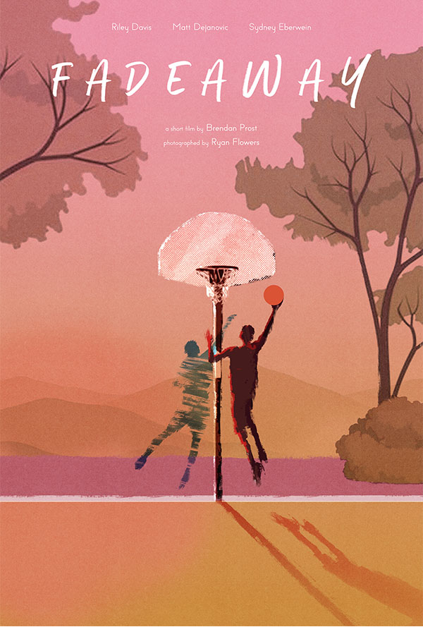 Minimalist film poster for Fadeaway, designed by Kerim Silajdzic