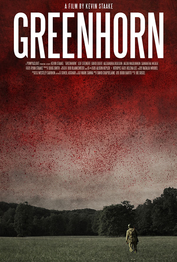 Minimalist film poster for Greenhorn, designed by Kerim Silajdzic