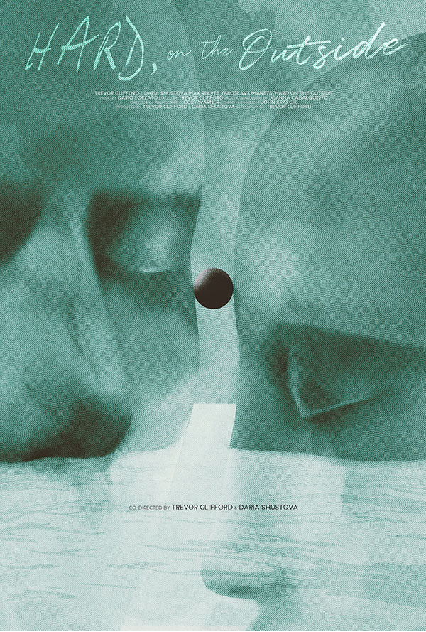 Minimalist film poster for Hard On The Outside, designed by Kerim Silajdzic