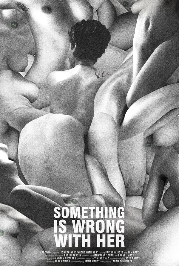Minimalist film poster for Something Is Wrong With Her, designed by Kerim Silajdzic