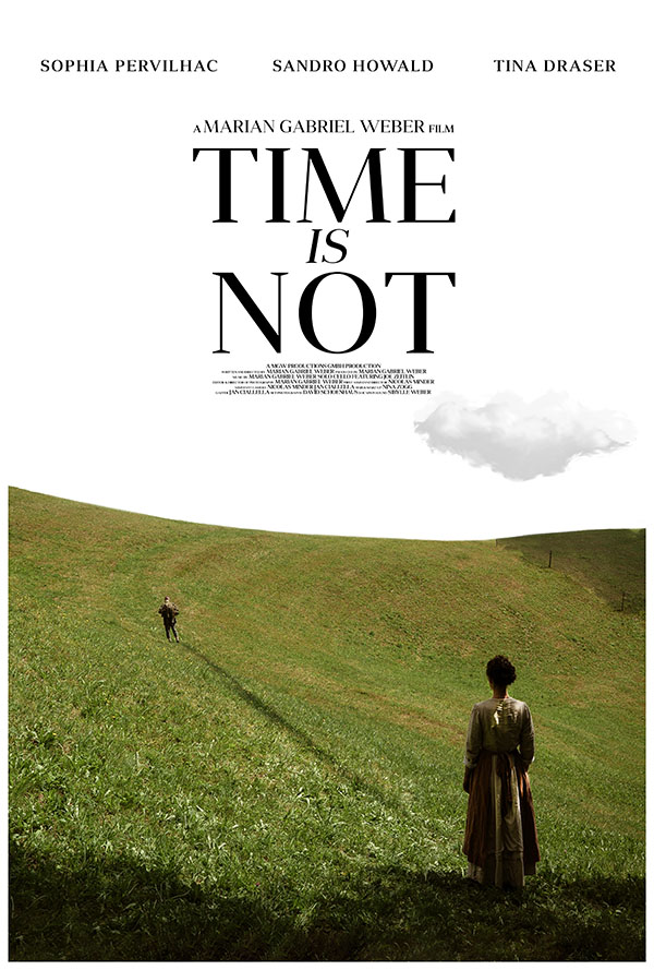 Minimalist film poster for Time Is Not, designed by Kerim Silajdzic