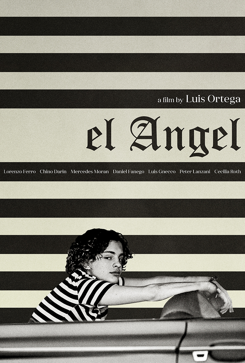 Minimalist film poster for El Angel, designed by Kerim Silajdzic