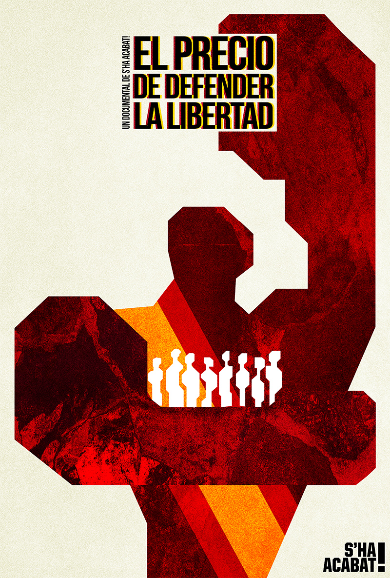 Minimalist film poster for El Precio De Defender La Libertad, designed by Kerim Silajdzic