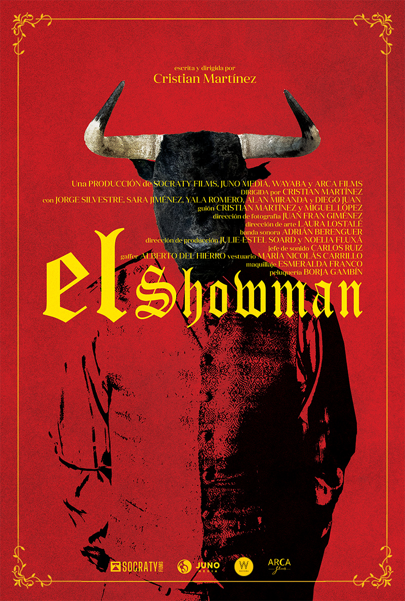 Minimalist film poster for El Showman, designed by Kerim Silajdzic