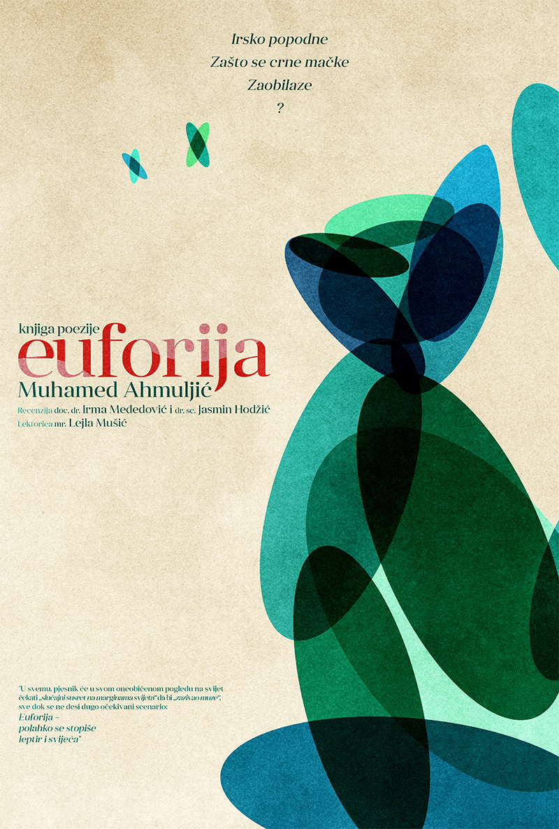 Minimalist film poster for Euforija, designed by Kerim Silajdzic