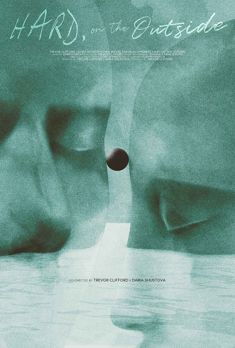 Minimalist film poster for Hard On The Outside, designed by Kerim Silajdzic
