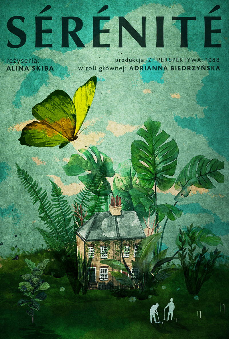 Minimalist film poster for Serenite, designed by Kerim Silajdzic