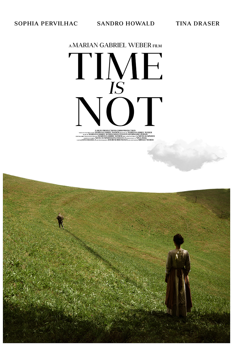 Minimalist film poster for Time Is Not, designed by Kerim Silajdzic